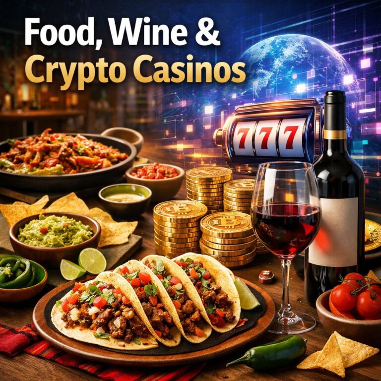 food, wine ans crypto casinos - marketing strategies and customer acquisition