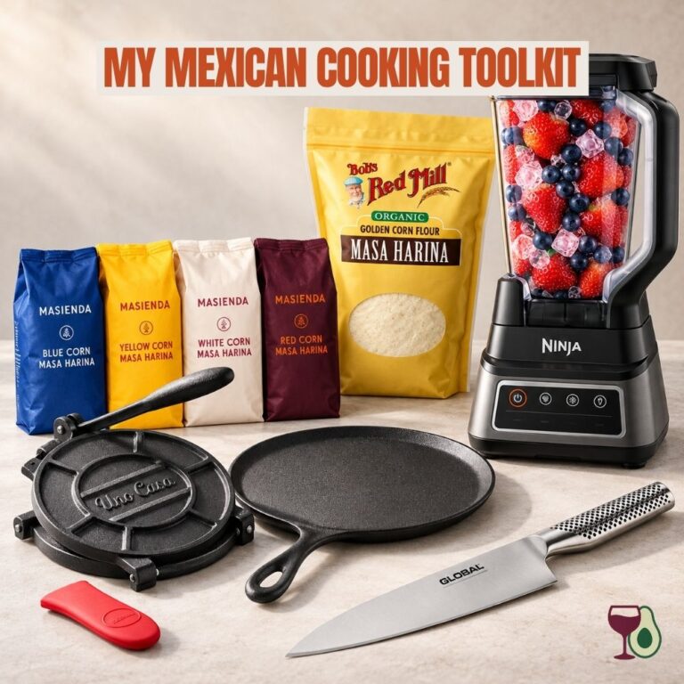 My Mexican cooking toolkit I use - ingredients, utensils, and equipment