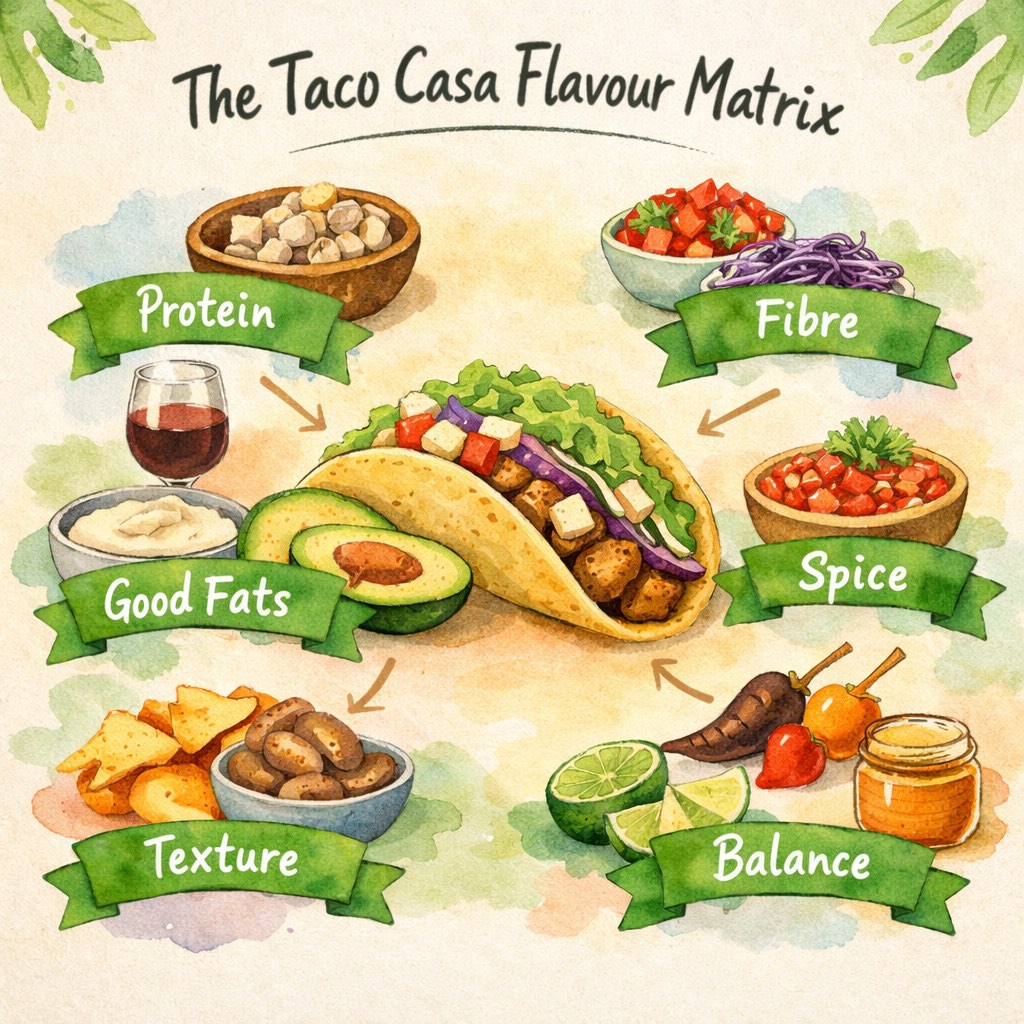 Taco Casa Flavour Matrix