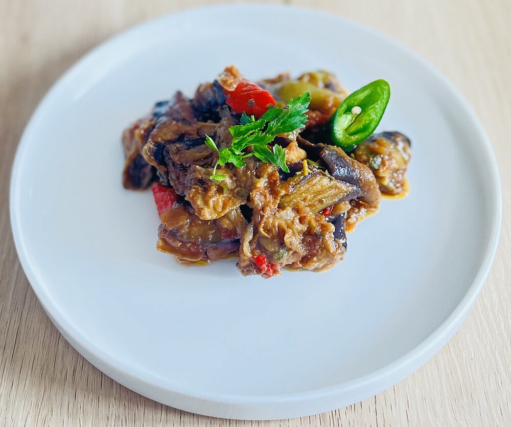 Adjapsandali - Georgian ratatoille or vegetable stew