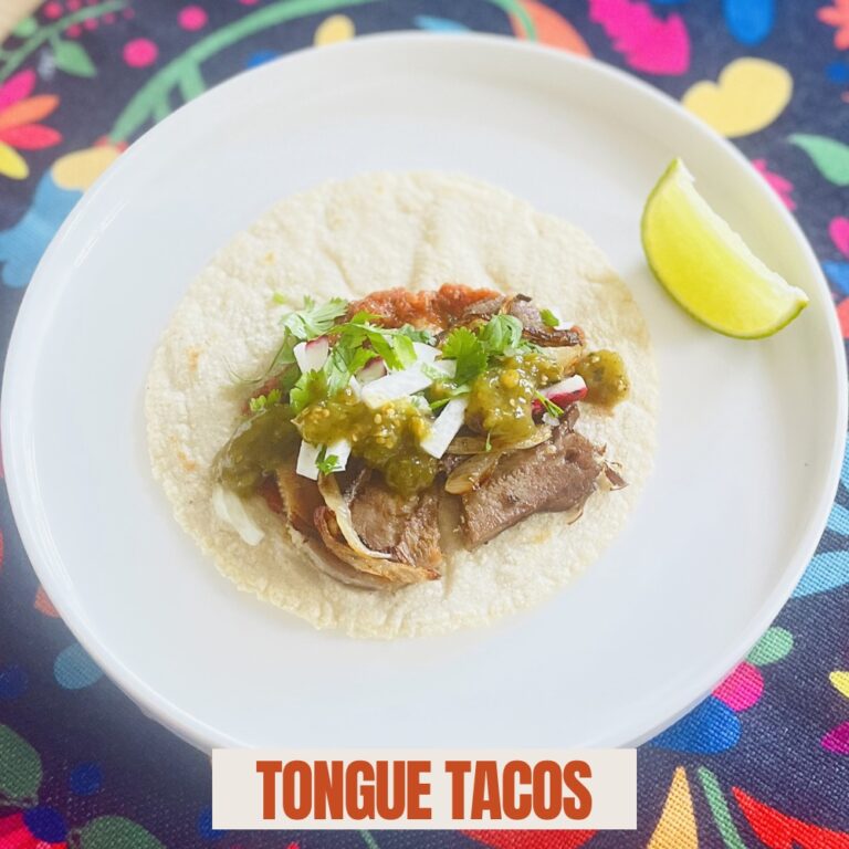 beef tongue tacos - lengua tacos recipe