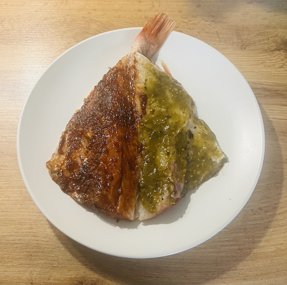 marinated red snapper