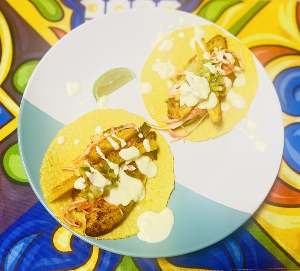 fish Al Pastor - great tasting taco