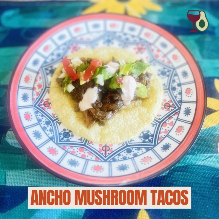 ancho mushroom tacos - flavour-forward veggie taco
