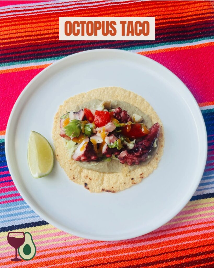 octopus tacos with mango-habanero salsa