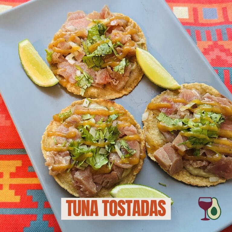 tuna tostadas recipe and instructions