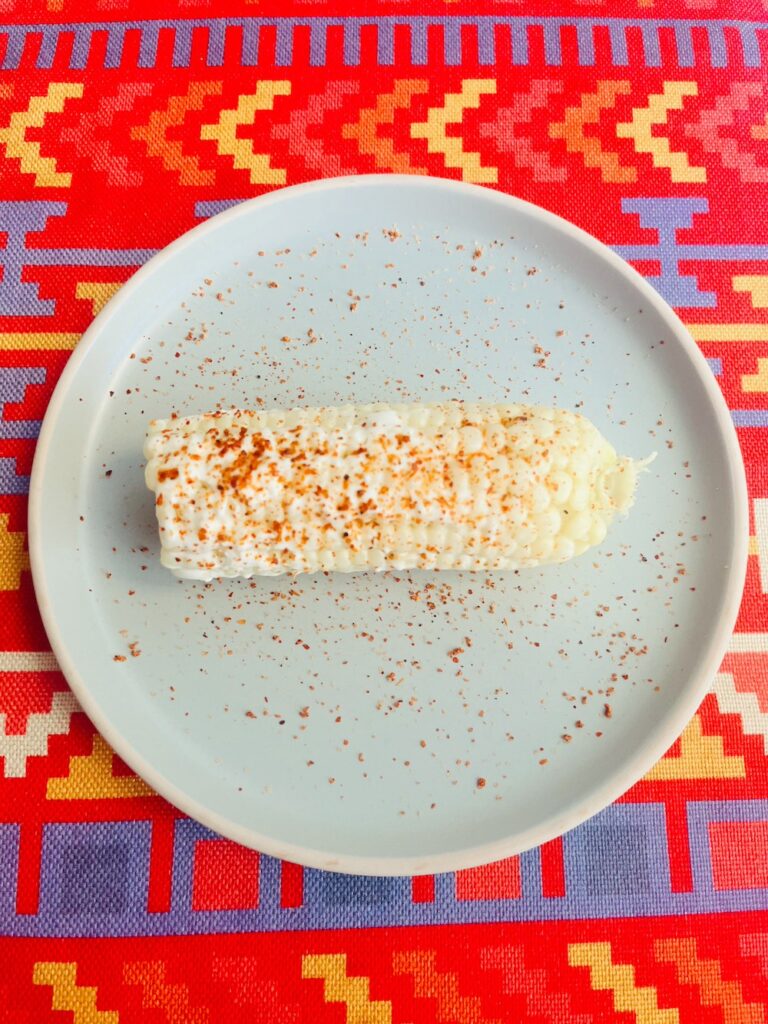elote - Mexican corn on the cob
