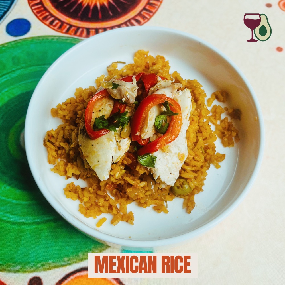 Mexican rice with chicken - arroz con pollo recipe