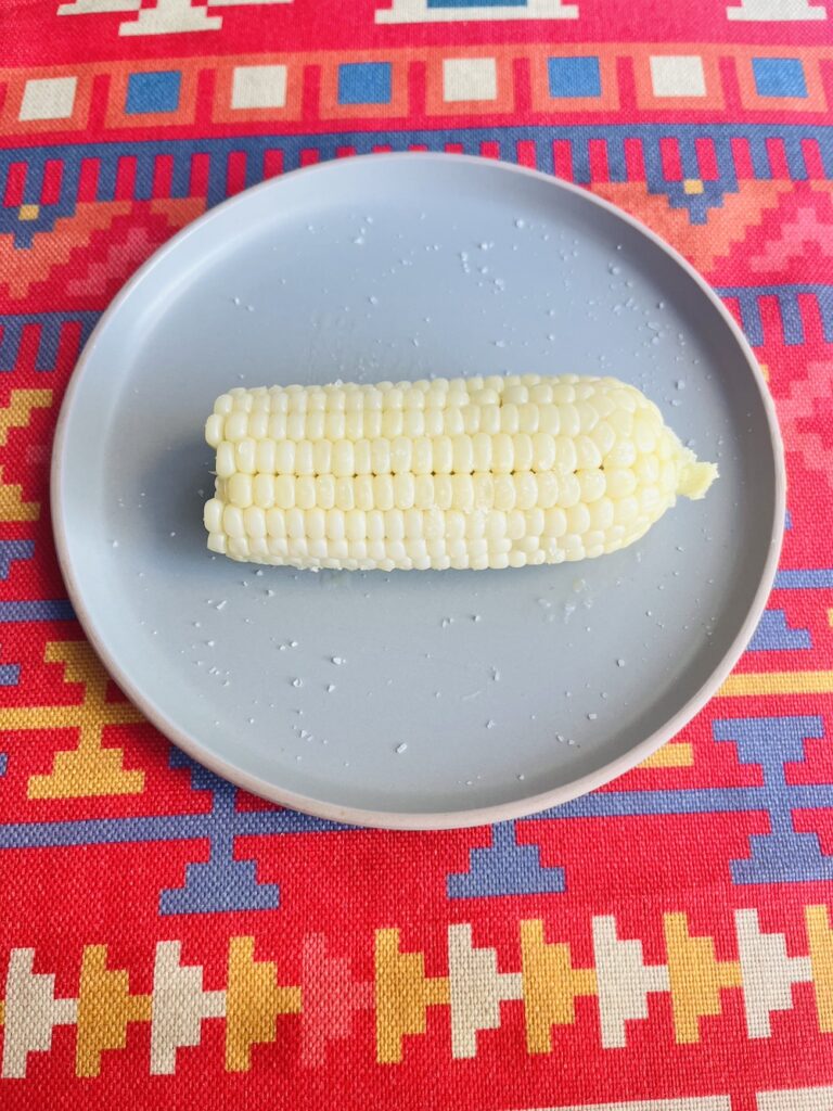 simple corn with butter and salt