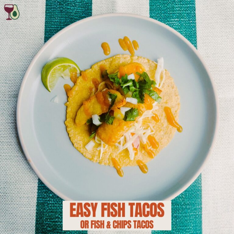 Easy fish tacos - my fish and chips tacos recip