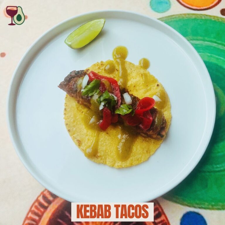 My kebab tacos recipe with Crimean lula kebab and vegan kebab version