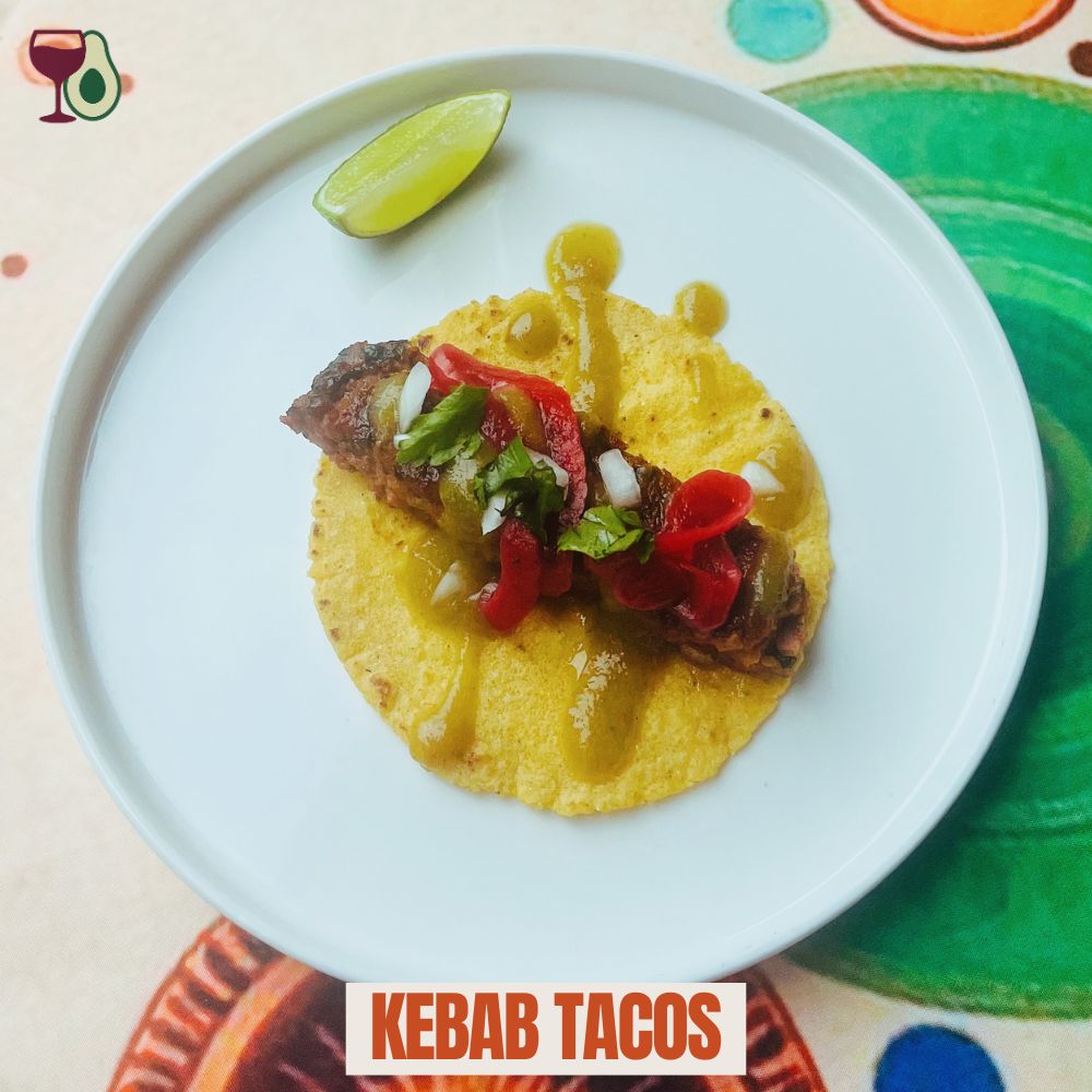 My kebab tacos recipe with Crimean lula kebab and vegan kebab version